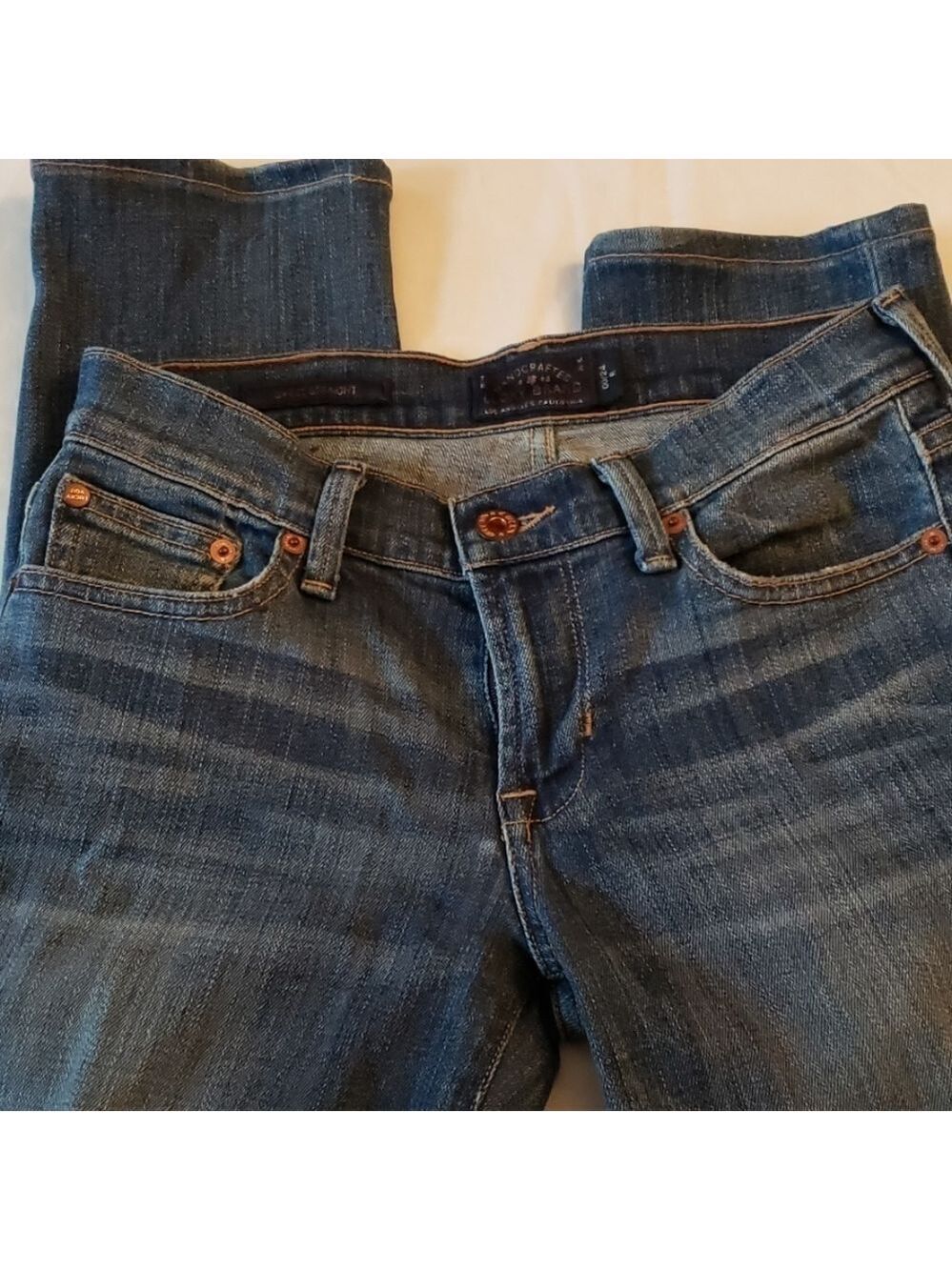 Lucky Jeans Sweet n Straight 8" Rise Med Wash EUC - Picture 8 of 8